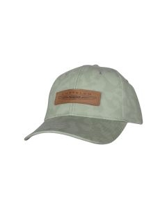 Light Camo Print With Leather Patch Cap