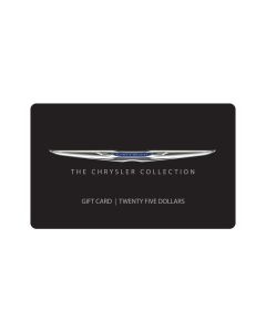 $25.00 Chrysler Collection Gift Card